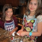 Adding coconut milk