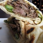 Lamb Flatbread Sandwich
