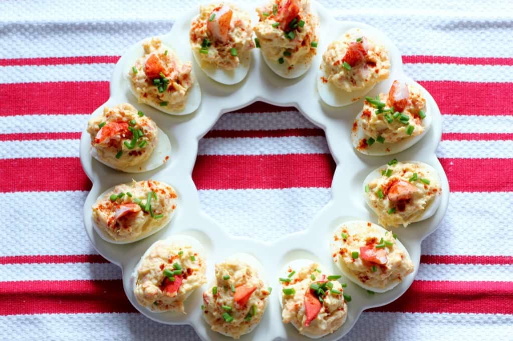 Lobster Deviled Eggs