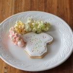 Sweet onesie cookies and popcorn!!