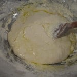 Add salt and olive oil