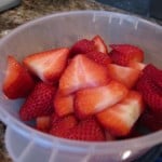 Strawberries for the filling