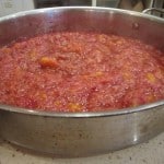 Rhubarb compote ready to be canned!!! So Good!!