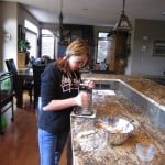 Grating all that cheese