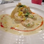 Tiger Shrimp and Roasted Garlic Corn Tamale