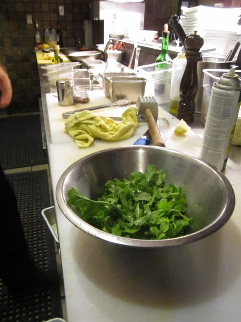 Arugula with Truffle Oil, simple yet so complex