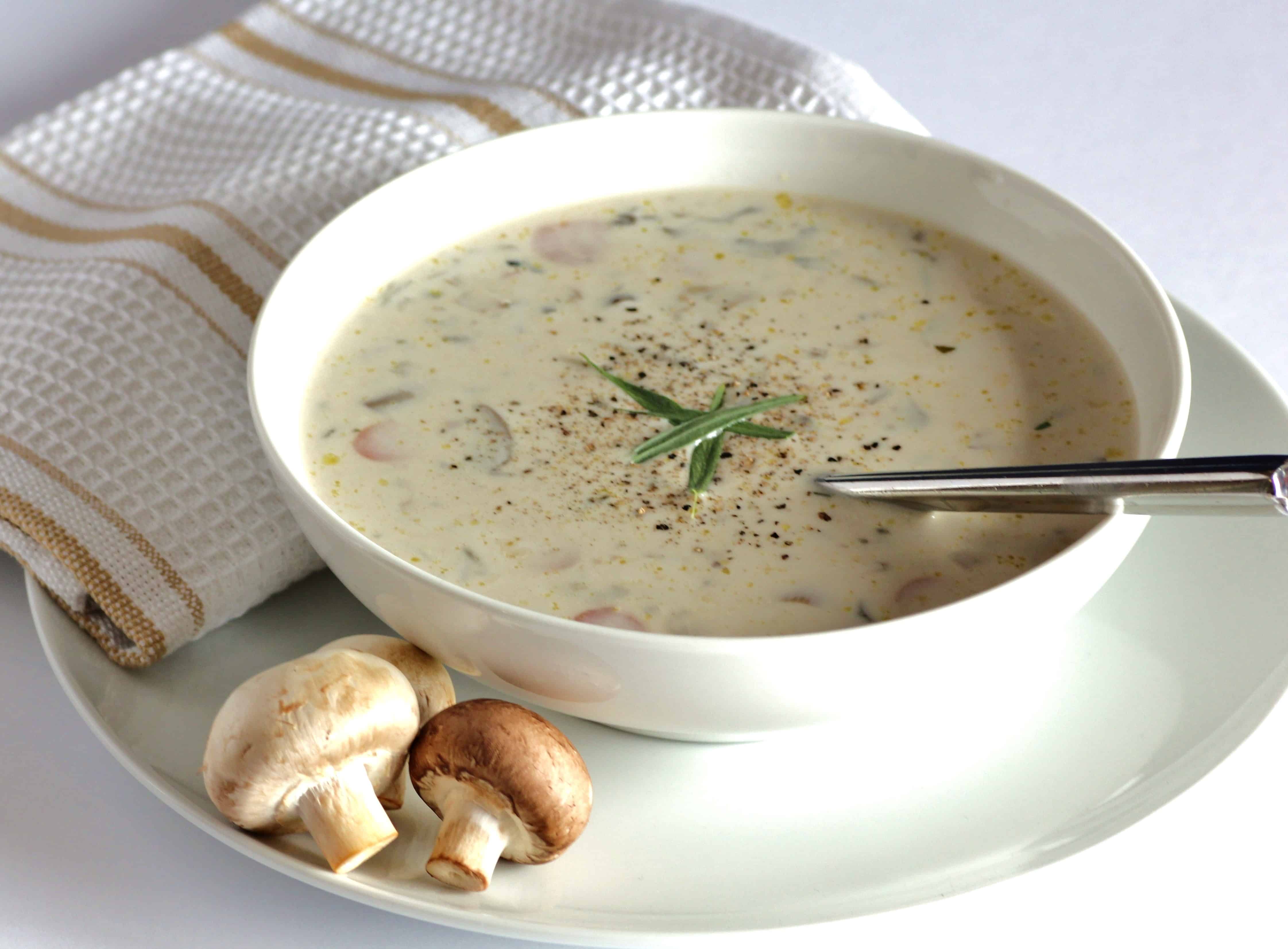 Resepi mushroom soup azlita