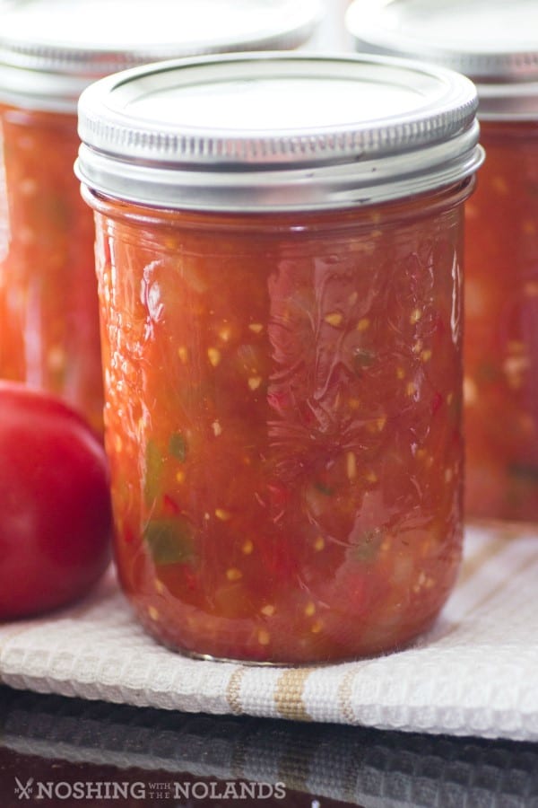 Homemade Canned Tomato Salsa