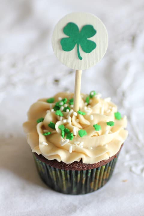 Chocolate Cupcake with Bailey's Buttercream Frosting