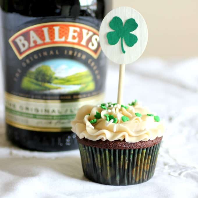 Chocolate Cupcake with Bailey's Buttercream Frosting