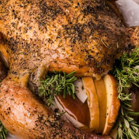Smoked Chicken on a platter.