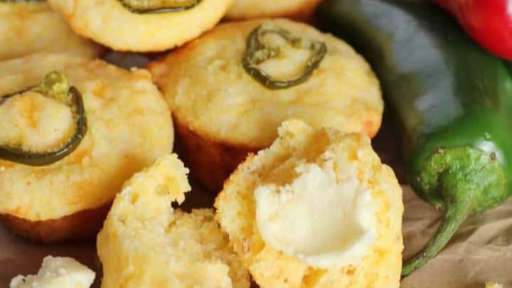 Mini Jalapeno cornmeal muffins