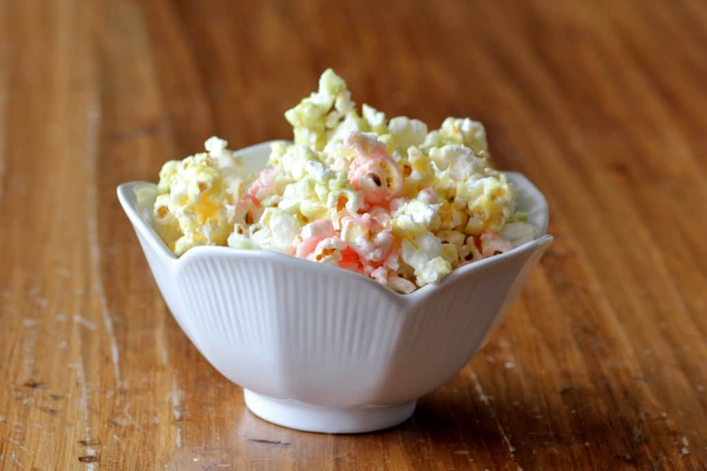 Tri-colored popcorn