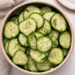 Cucumber salad recipe.
