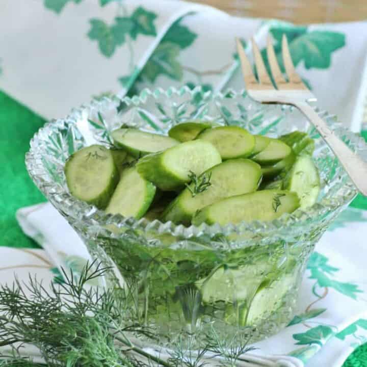 Finnish Cucumber Salad/ Kurkkusalaatti