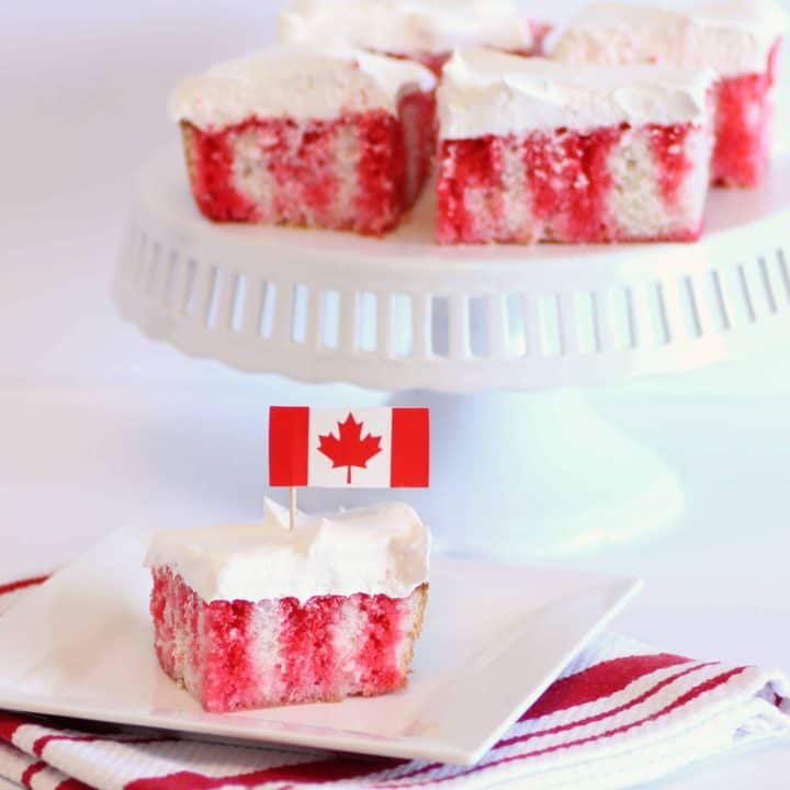 L'cakes - Canada flag bombshell cake Happy birthday... | Facebook