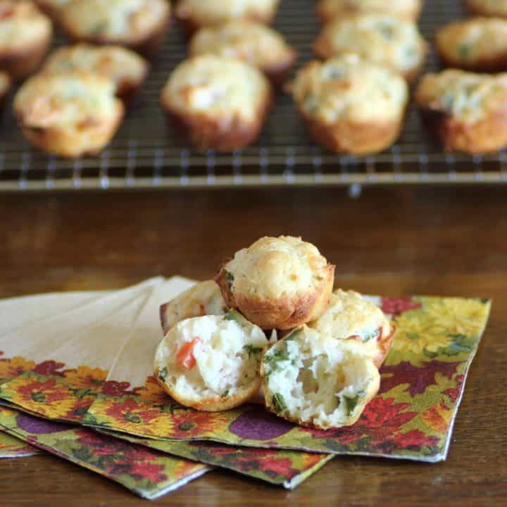 Back At School/Caprese Muffins