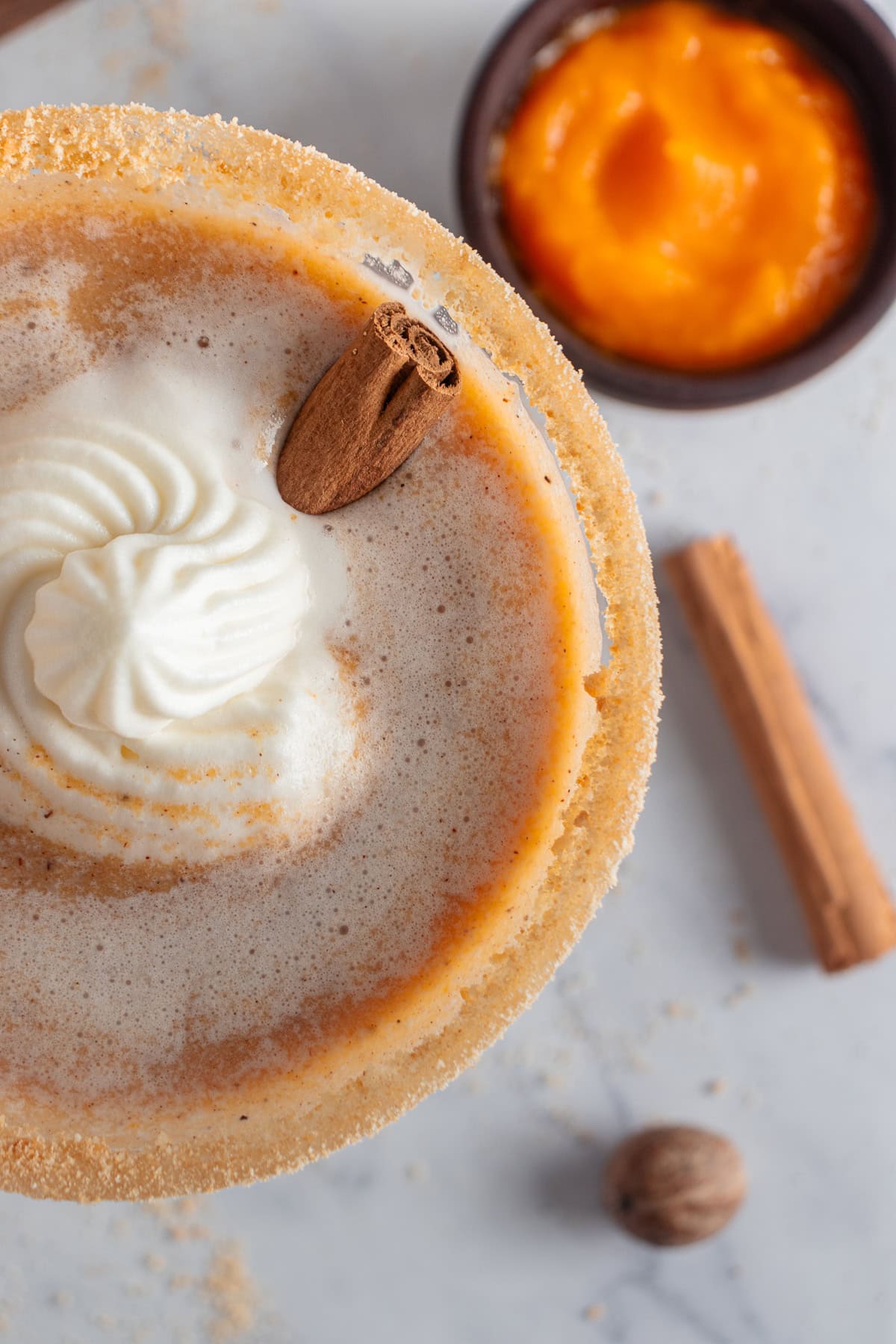 Pumpkin Pie Martini drink.