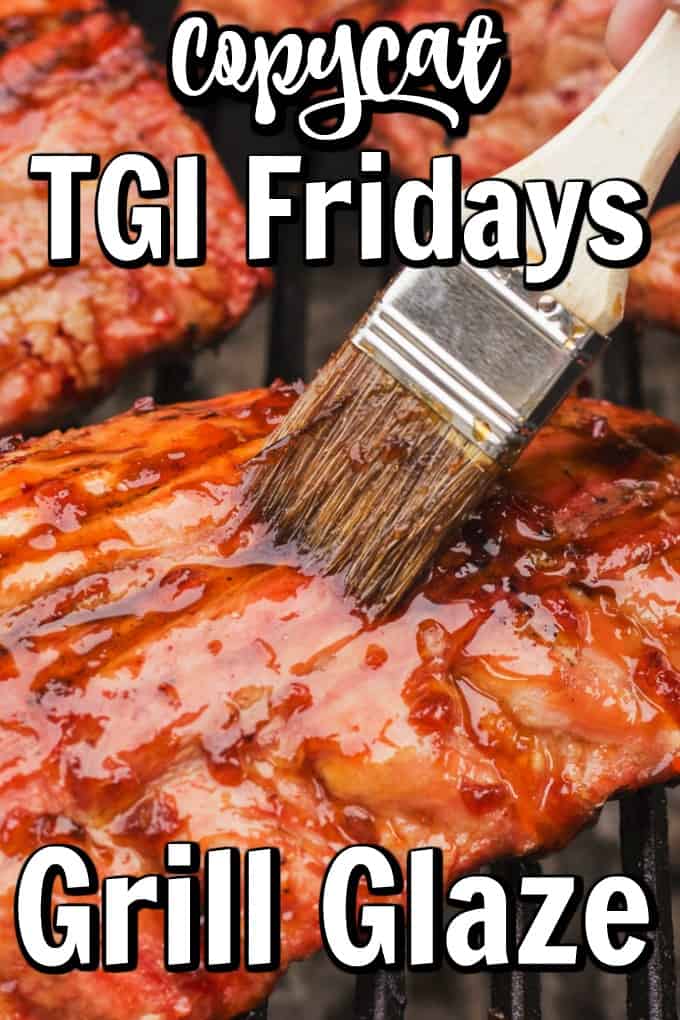 This Jack Daniels Grill Glaze is made famous from TGI Fridays restaurants and our copycat version can now be easily made at home!! #TGIFridays #grillglaze #BBQ