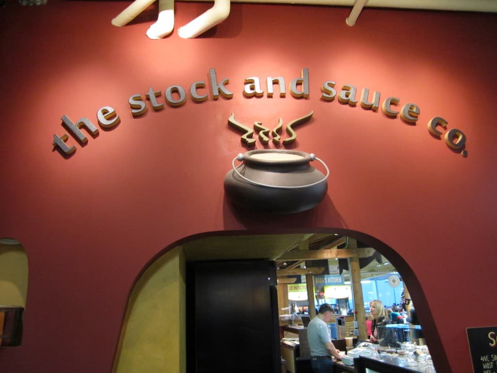 The Stock and Sauce Company sign