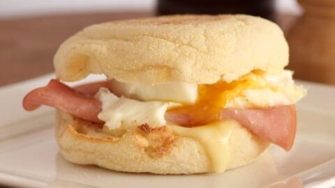 Ham, Cheese and the Perfect Poached Egg Sandwich