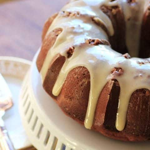 Chocolate Rocky Road Bundt for #BundtaMonth