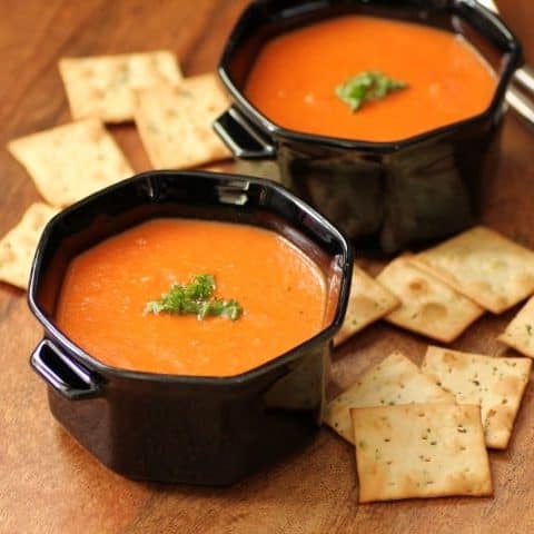 No Cream Creamy Tomato Soup