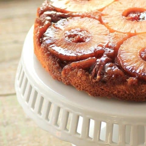 Pineapple Upside Down Cake for Retro Recipes Then and Now #SundaySupper