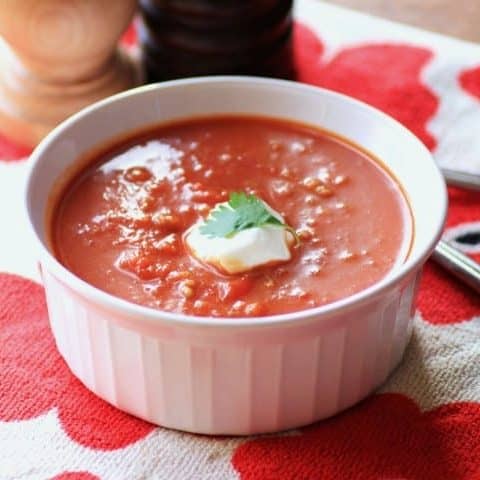 5 Days of Soup-Chorizo Roasted Red Pepper