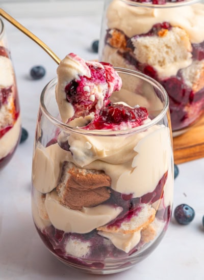 Taking a spoonful.