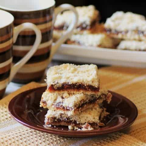 Maple-Date Bars by Diabetic Foodie