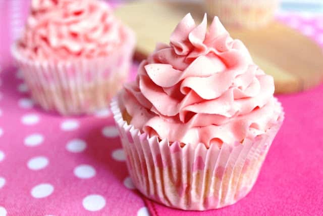 Pink Lemon Cupcakes