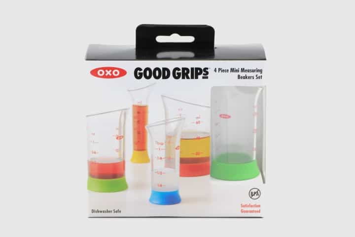 Box of 4 OXO measuring beakers