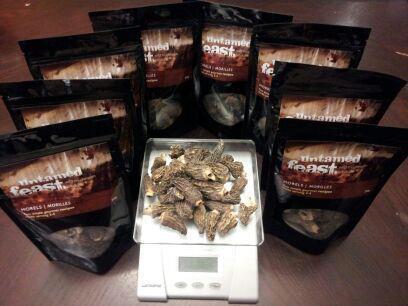 Untamed Feast dried mushroom packages
