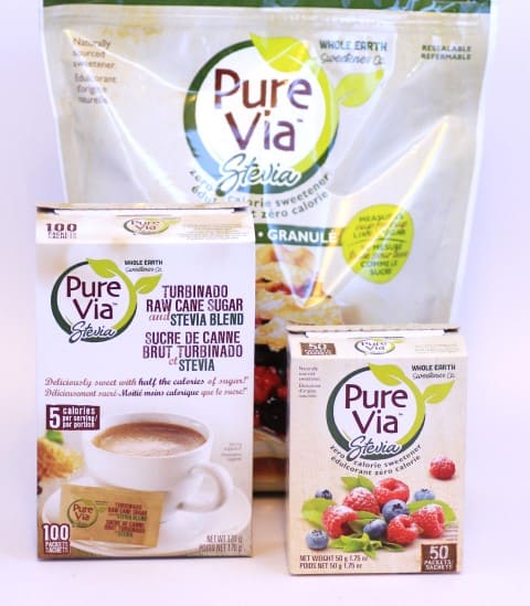 Pure Via Stevia Product Review and Recipe