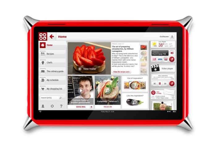 qooq-a-plat-en tablet with the color screen on