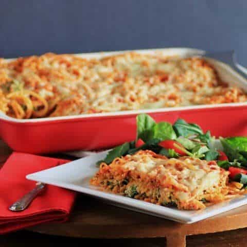 Baked Cheesy Spaghetti