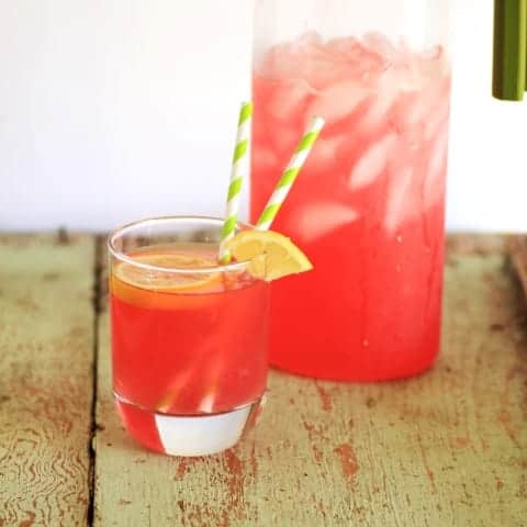 Rhubarb Lemonade - Noshing With the Nolands