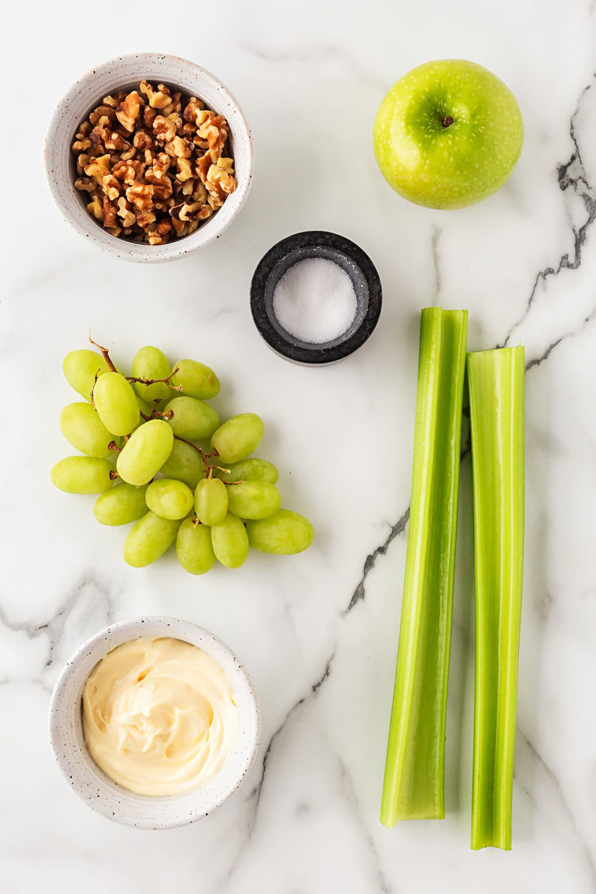 This classic salad has been enjoyed for at least 100 years. Waldorf Salad is simple to make with only 5 main ingredients and 5 minutes of your time. It is a favorite of mine for lunch. Recipe ingredients.