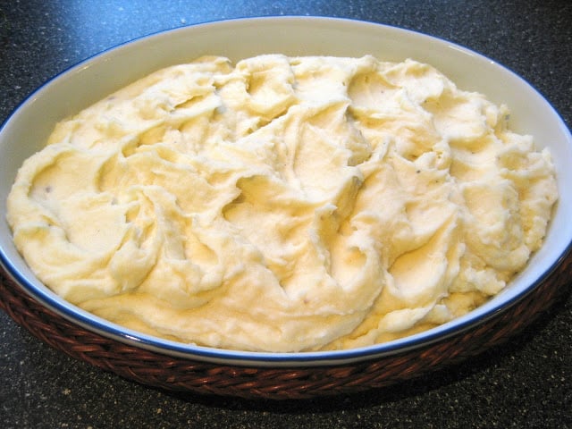 Extra creamy mashed potatoes