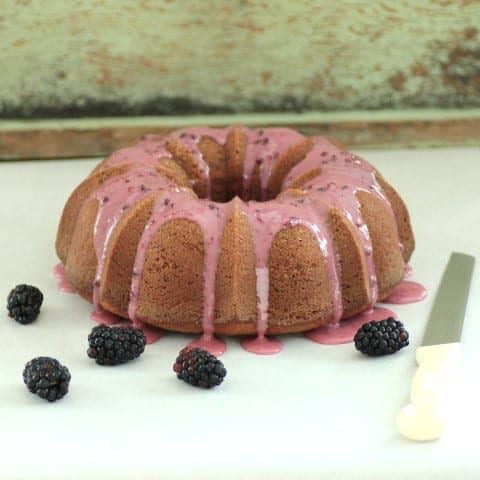 Triple Blackberry Bundt for Jammy November #BundtaMonth