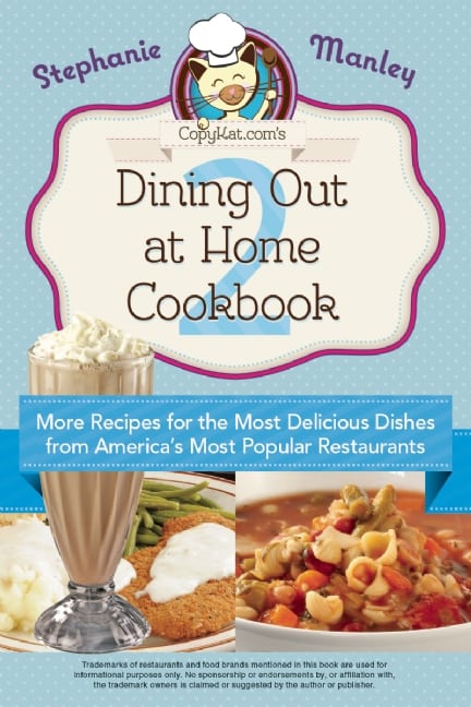 dining out cookbook cover picture