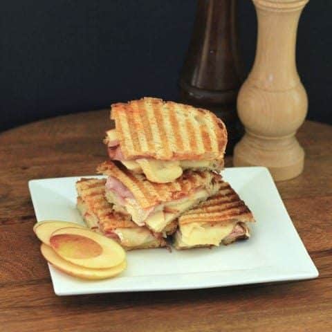Apple, Brie and Ham Panini for #WeekdaySupper