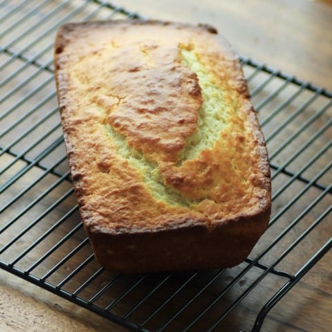 Apple Pecan Buttermilk Bread on a cooling rack