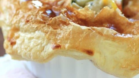 Individual Puff Pastry Chicken Pot Pies