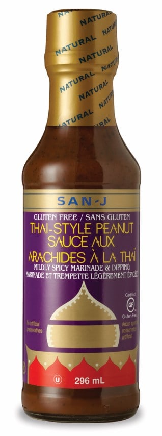 San - J Thai Peanut sauce bottle