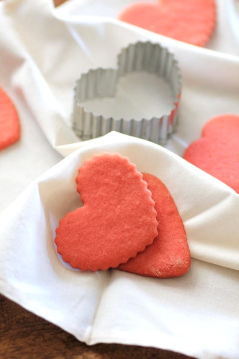 Valentine Heart Cookies For Creative Cookie Exchange