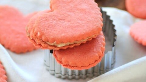Valentine Heart Cookies for Creative Cookie Exchange