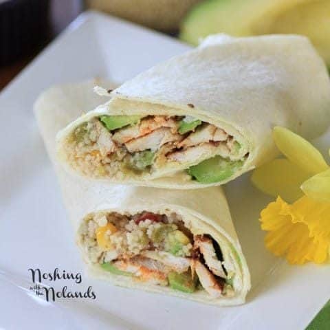 Chicken Couscous Wraps