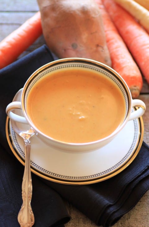 Cream of Roasted Vegetable Soup by Noshing With The Nolands